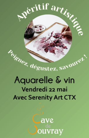 Apéritif artistique : Dégustation & Aquarelle ! 22/05/2026