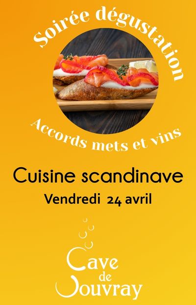 Soirée dégustation Cuisine Scandinave ! 24/04/2026