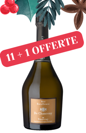 11+1 OFFERTE ! Vouvray De Chanceny Excellence brut 2022
