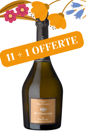11+1 OFFERTE ! Vouvray De Chanceny Excellence brut 2022