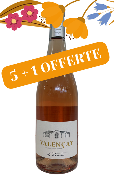 5+1 offerte ! AOP Valençay rosé