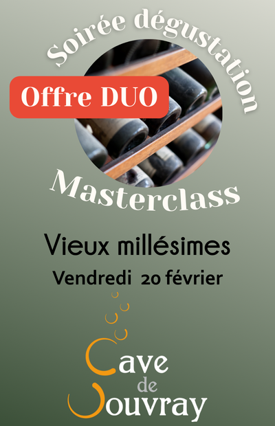 Soirée Dégustation VIEUX MILLÉSIMES ! 20/02/2026 OFFRE DUO